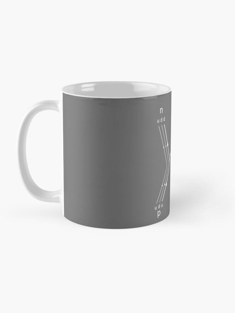 Alternate view of Muon Decay Feynman Diagram- Particle Physics Mug