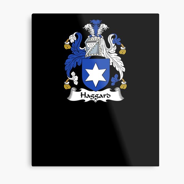 Haggard Coat of Arms - Family Crest Shirt Metal Print