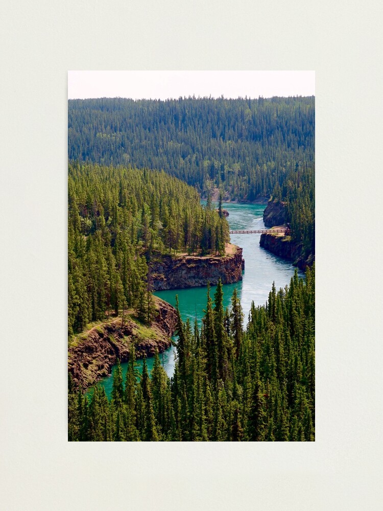 Alternate view of Miles Canyon, Canada Photographic Print