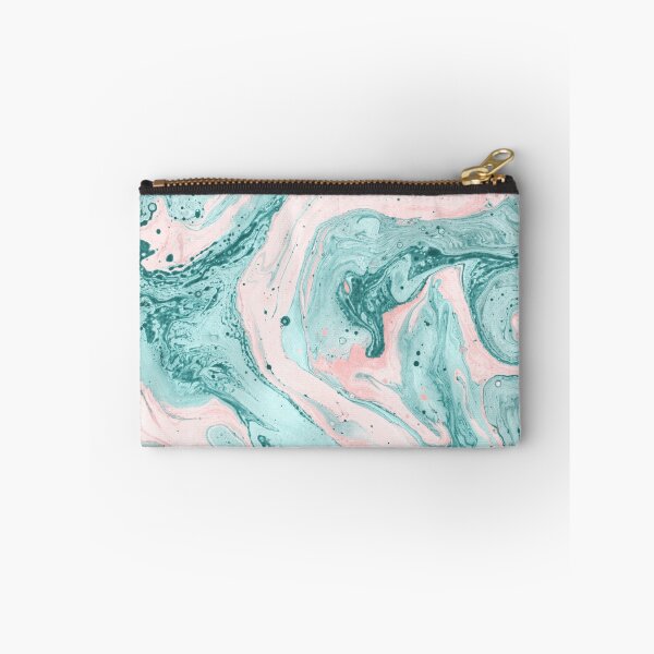 Item preview, Turquoise Pink Abstract Marble Texture designed and sold by vilily.