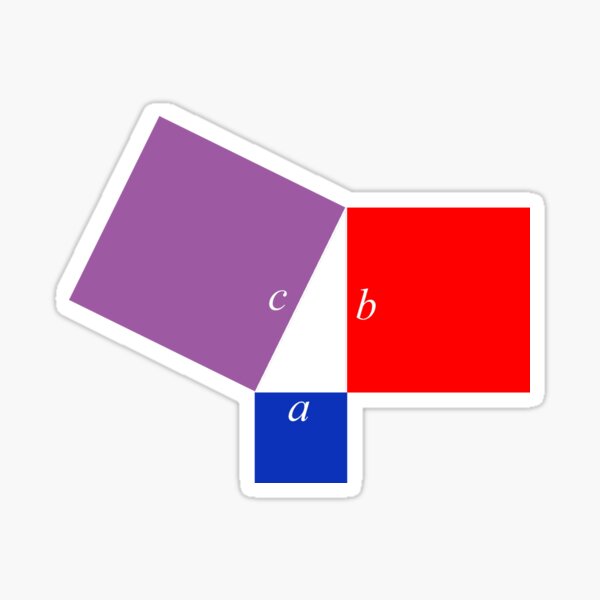 Item preview, Pythagoras Theorem- Maths Mathematics Art designed and sold by the-elements.