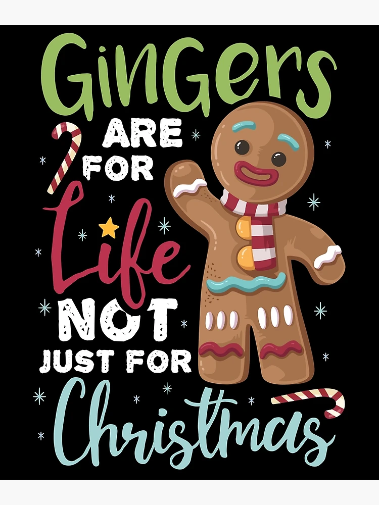 gingers are for life not just for christmas teddy