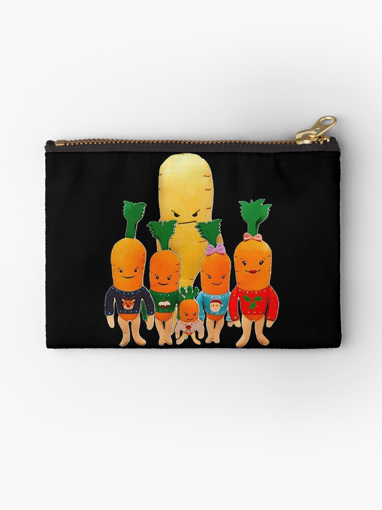 Zippered Pouch - Carrot