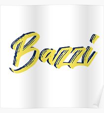 bazzi sticker Poster