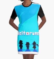 DELTARUNE ENDING ART T-Shirt Kleid