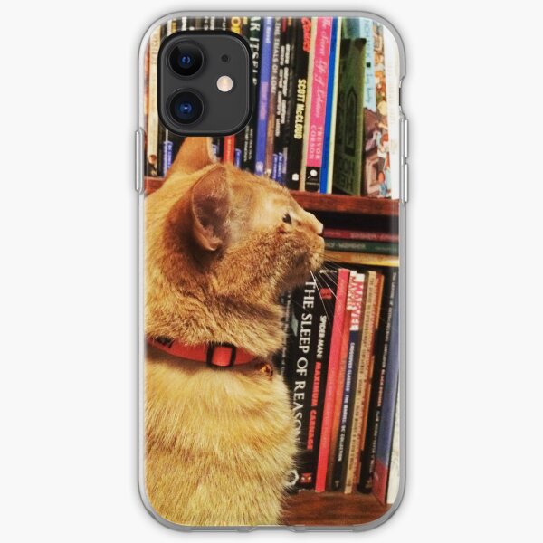 Book Cat iPhone Soft Case