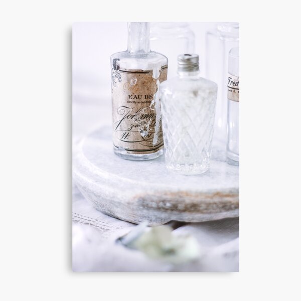 Vintage Perfume Bottle Metal Print