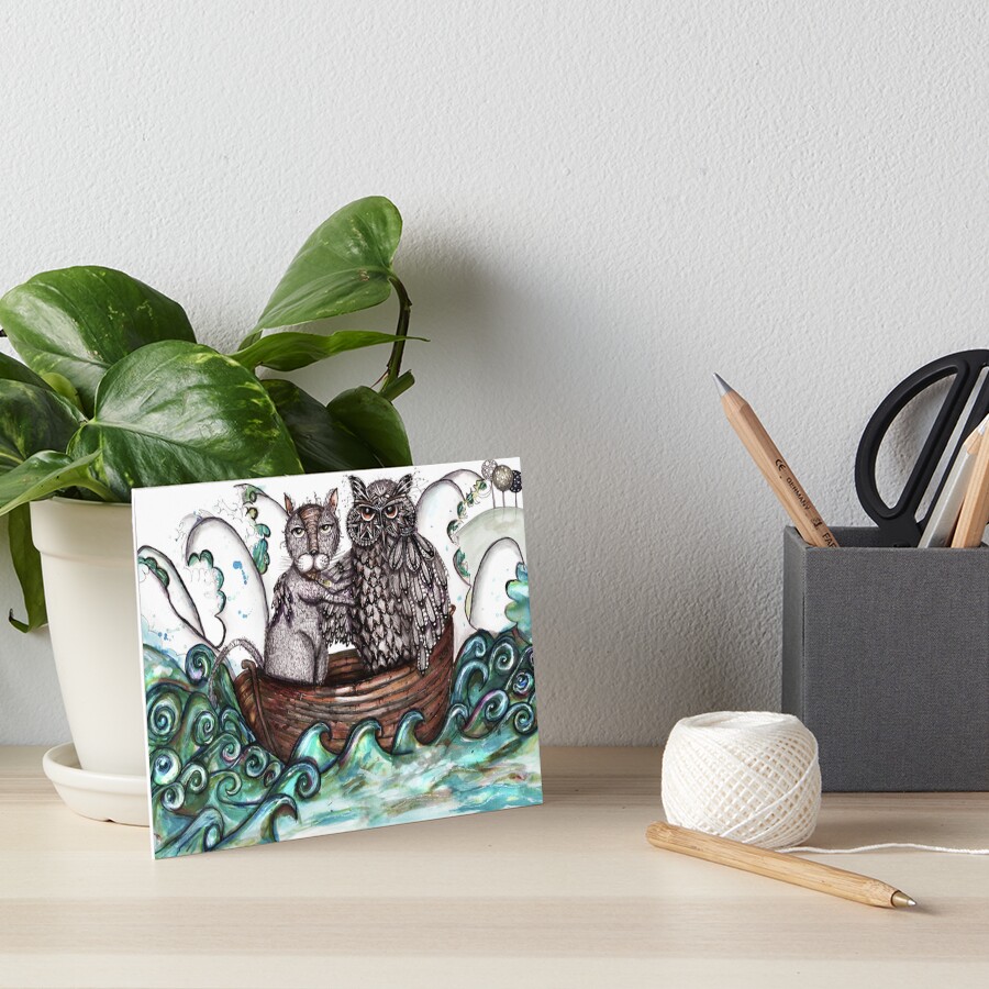 Item preview, Art Board Print designed and sold by dishmoptop.