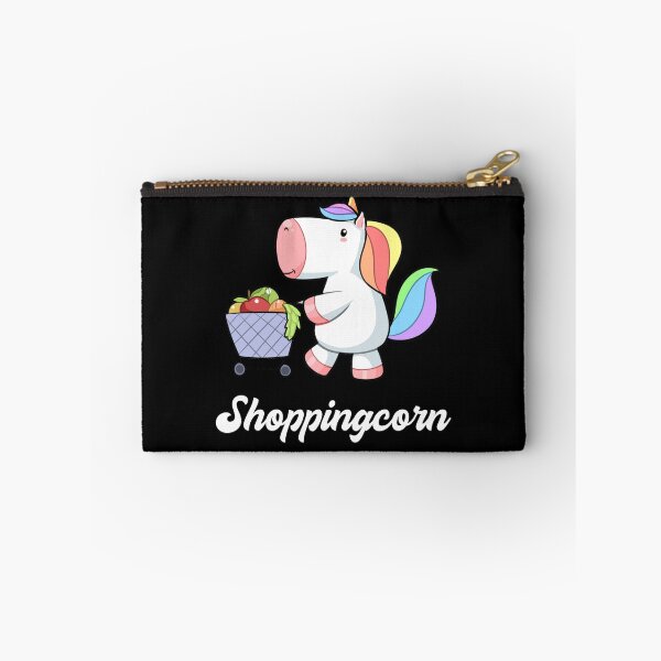 Artikelvorschau, Einhorn Unicorn Einkaufen Einkaufswagen Comic entworfen und verkauft von Style4You24.