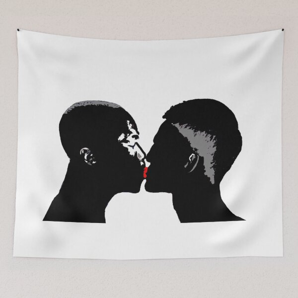 Item preview, 3FT Pride Love Street Men Kiss Painting designed and sold by Reuv.