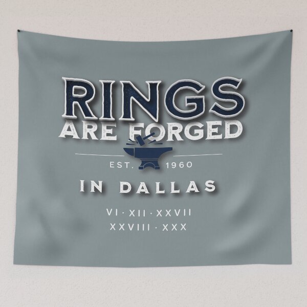 Item preview, Rings are Forged in Dallas designed and sold by brainstorm.