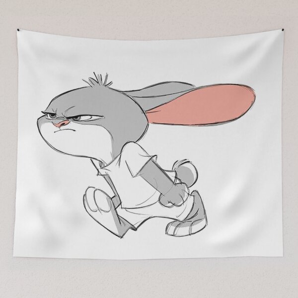 Item preview, Angry Bunny designed and sold by leen12 Art Designs Prints.