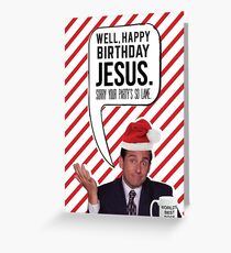 Happy Birthday Jesus Greeting Card