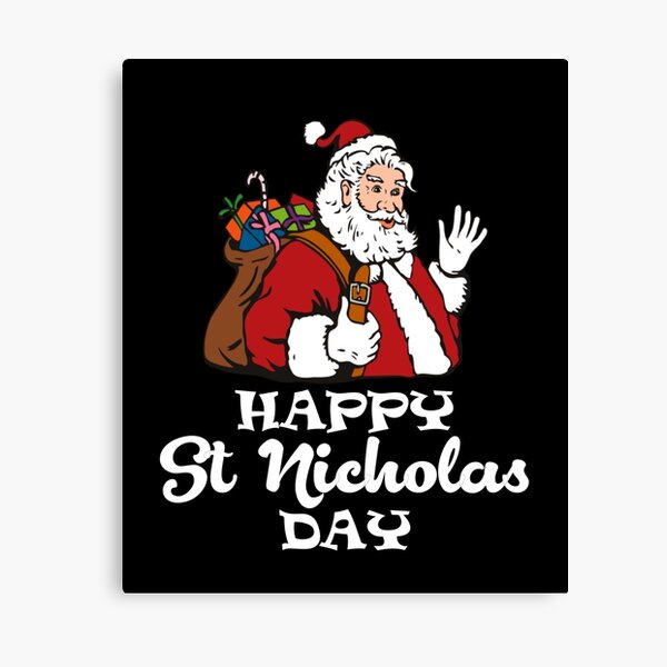 Happy St Nicholas Day Canvas Print