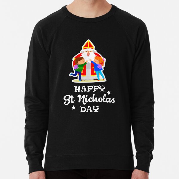Happy St Nicholas Day Lightweight Sweatshirt