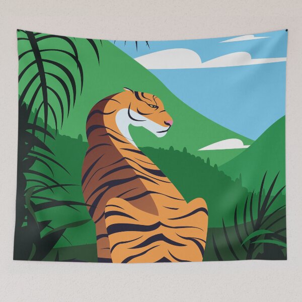 Item preview, Tropical tiger designed and sold by Roland Bánrévi.