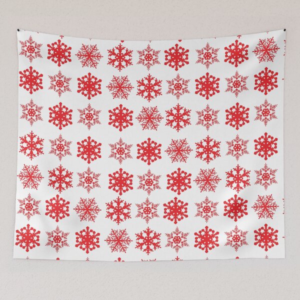 Item preview, Snowflakes Red designed and sold by abbazabba.