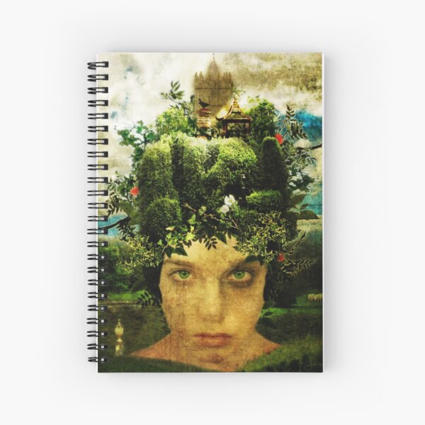 Memory Garden Spiral Notebook