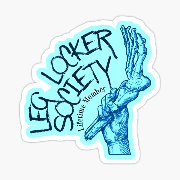 Leg locker, bjj, jiu jitsu, judo, foot lock, heel hook Sticker