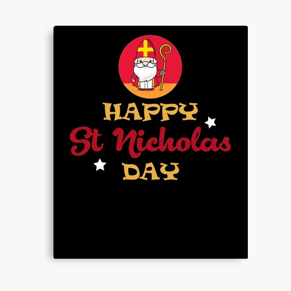 Happy St Nicholas Day Canvas Print