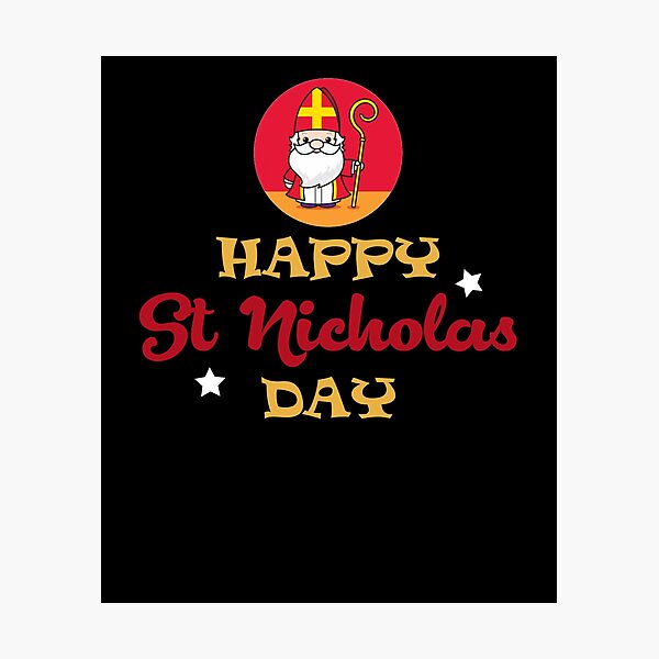 Happy St Nicholas Day Photographic Print