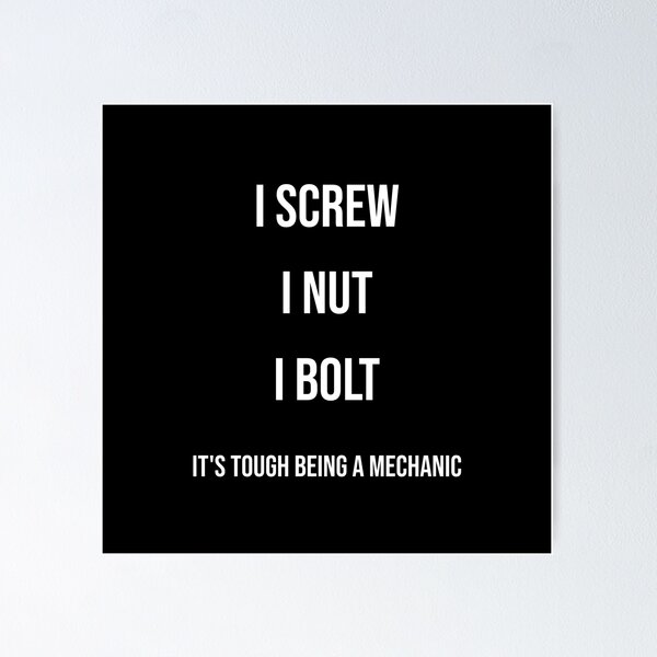 Item preview, I SCREW - I NUT - I BOLT designed and sold by kailukask.