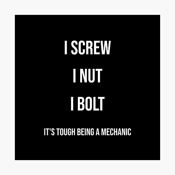 Item preview, I SCREW - I NUT - I BOLT designed and sold by kailukask.