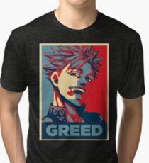Ban Greed Seven deadly Sins Hope Tri-blend T-Shirt