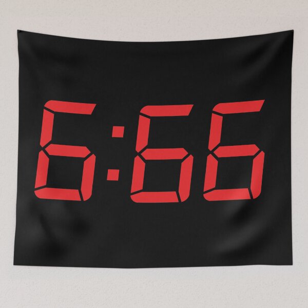 Item preview, 6:66 Digital Clock designed and sold by avidfan2000.