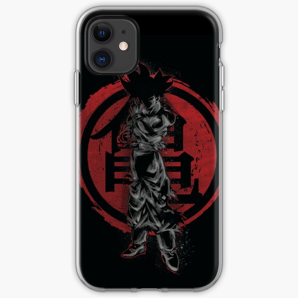 “goku black - goku vintage - minimalist goku - artistic goku” iPhone