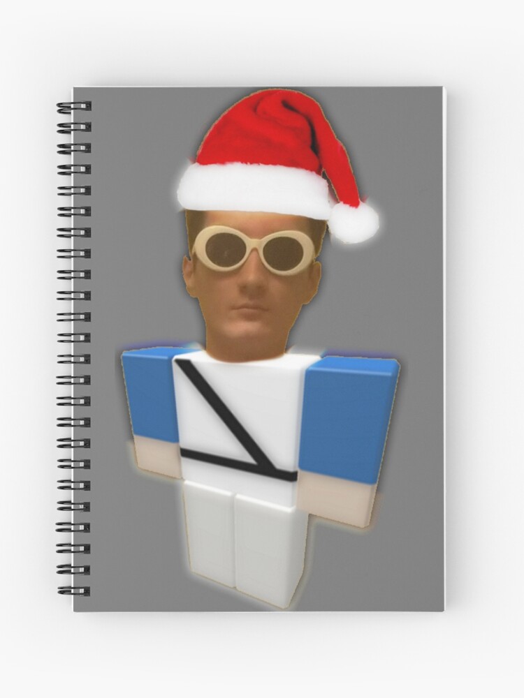 Gucci Gang Christmas Roblox Spiral Notebook By Justensamson Redbubble - gucci gang shirt roblox