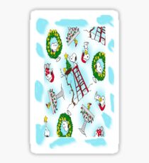 Dekoration Snoopy Christmas Sticker