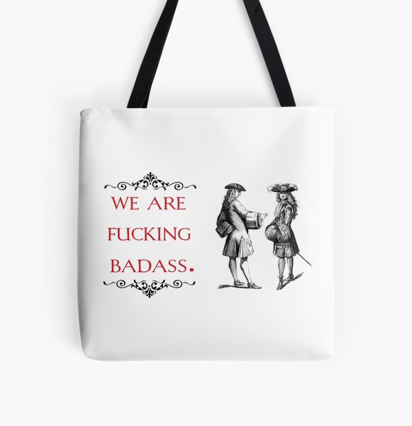 vintage pop culture - We are fucking badass All Over Print Tote Bag
