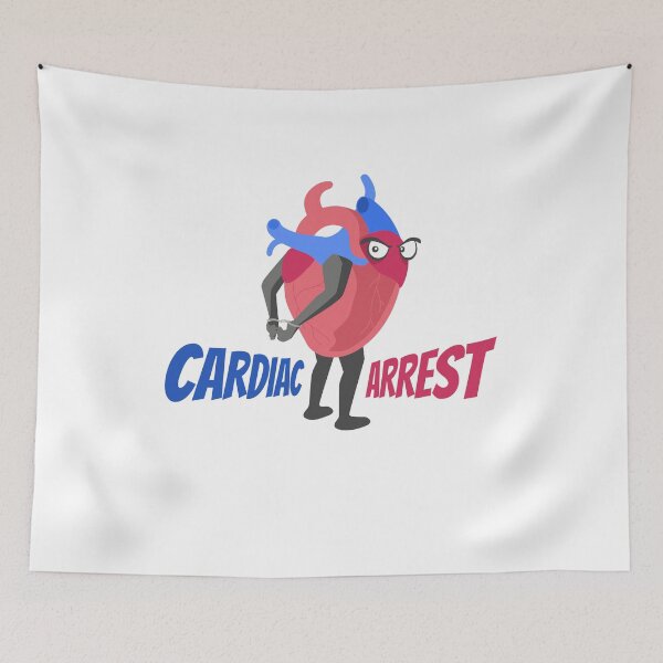 Item preview, Funny Anatomy Cardiac Arrest Nurse Doctor Medical Student  designed and sold by Essetino.