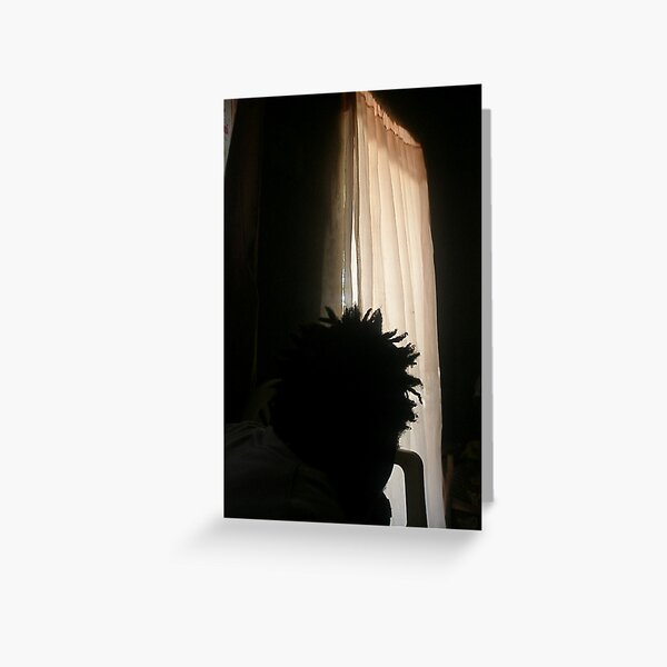 ousman in his mother's house Greeting Card