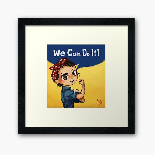 Rosie the Riveter Framed Art Print