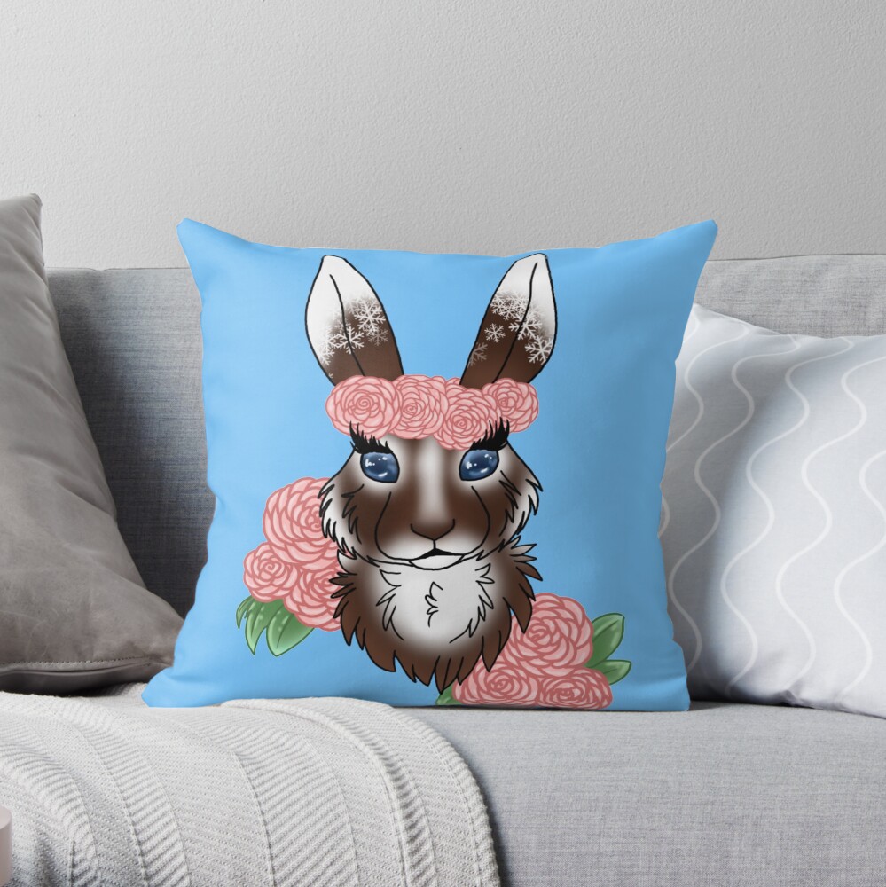 Item preview, Throw Pillow designed and sold by klovesbunnies.