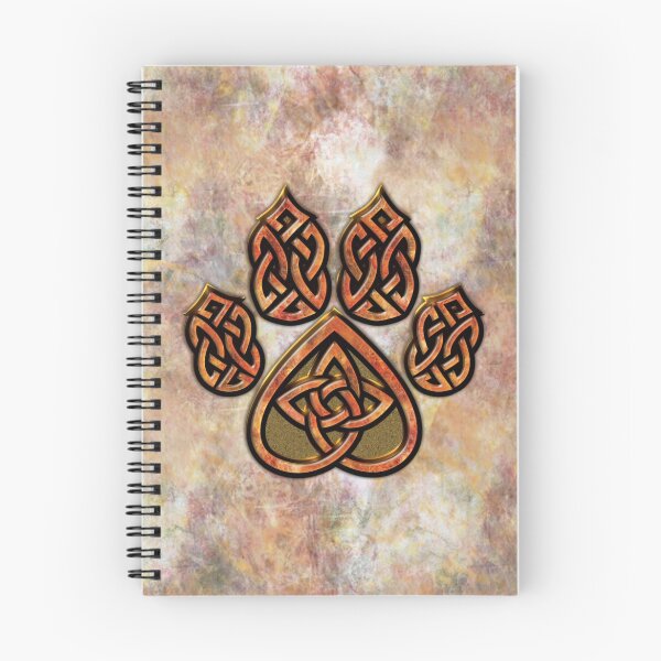 Item preview, Celtic Knot Pawprint - Prints and Cards designed and sold by Crafty As A Coyote.