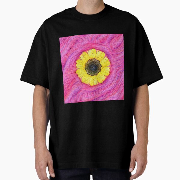 Item preview, Sunflower on pink #DeepDream designed and sold by blackhalt.