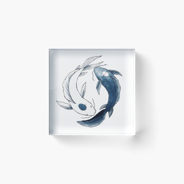 Aperçu de l'œuvre Tui et La - Yin et Yang Koi créée et vendue par nicoledesigns.