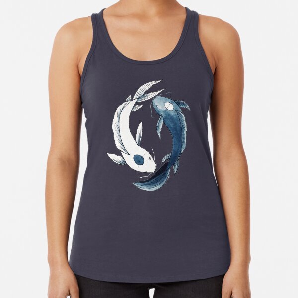 Tui and La - Yin & Yang Koi Racerback Tank Top
