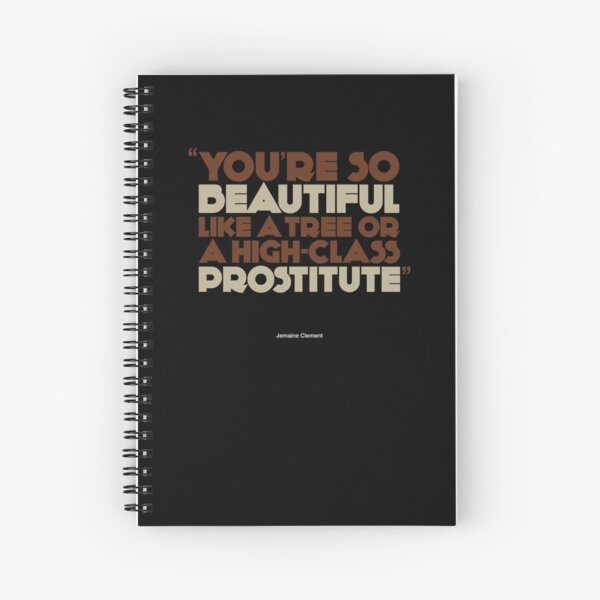 You're so beautiful... | poster Spiral Notebook