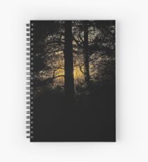 7 star ******* Lappland sunset - Sweden. Brown Sugar Story. Spiral Notebook