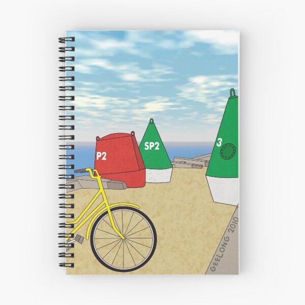 Item preview, Yellow Bike and the Buoys on the Waterfront designed and sold by GordonGraphics.