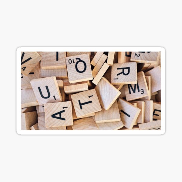 Scrabble Board Stickers Redbubble