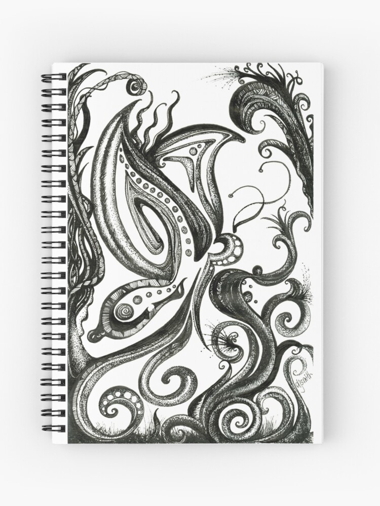 Thumbnail 1 of 3, Spiral Notebook, Butterfly in the Garden designed and sold by Danielle Scott.