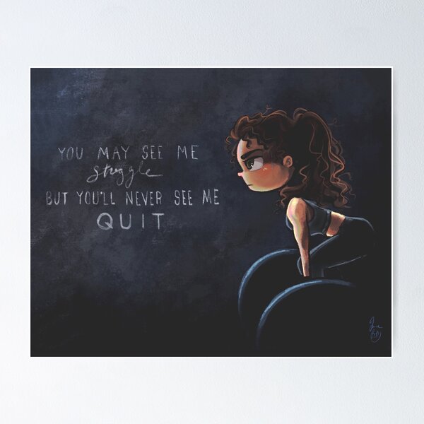 Item preview, Never See Me Quit designed and sold by Chibi Joey.