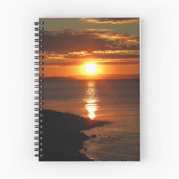 Item preview, sunset over trondheim fjord  designed and sold by detlef fischer.
