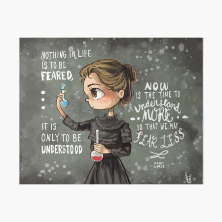 Marie Curie Art Board Print