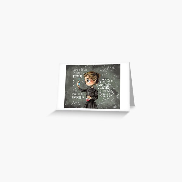 Marie Curie Greeting Card